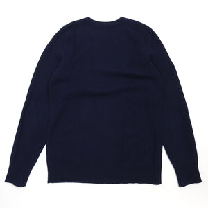 Helmut Lang Navy Cashmere Sweater Large