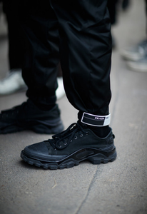 Adidas x Raf Simons Black Detroit Runner Sneaker 11 I Miss You MAN