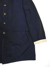 Load image into Gallery viewer, Isaia Navy/Beige Reversible Overcoat Size 54 R
