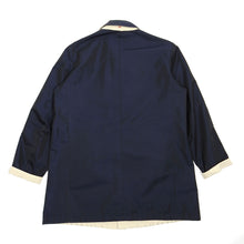 Load image into Gallery viewer, Isaia Navy/Beige Reversible Overcoat Size 54 R
