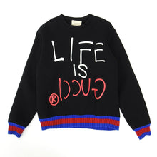 Load image into Gallery viewer, Gucci FW&#39;16 Life is Gucci Sweater Fits Large

