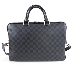 Louis Vuitton Porte-Documents Business Bag NM Damier Graphite MM at 1stDibs