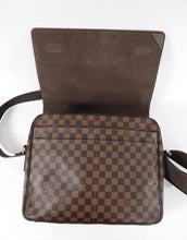 Load image into Gallery viewer, Louis Vuitton Damier Ebene Shelton MM Laptop Messenger Bag

