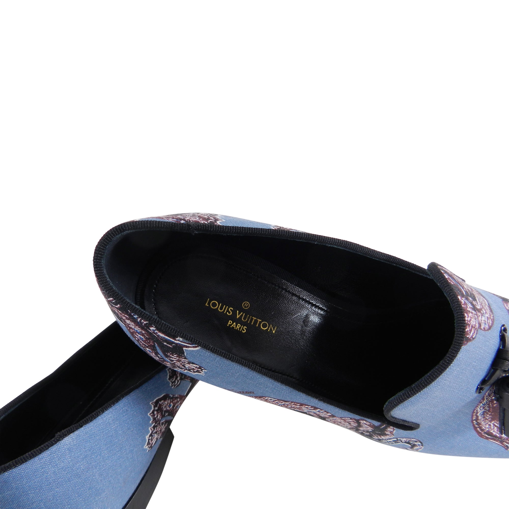 Louis Vuitton Shoes Slipper Loafer UK 7 US 8 EU 41 Auteuil Chapman