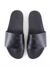 Load image into Gallery viewer, Louis Vuitton Mono Eclipse Slides Size 11
