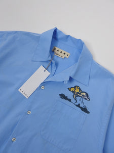 Marni Blue Graphic SS Shirt Size 50