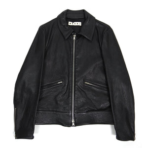 Marni Leather Jacket Size 50