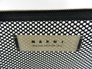 Marni Winter 2011 Clear Zip Top Mesh Clutch Bag