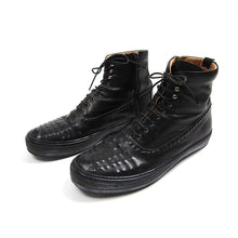Load image into Gallery viewer, Alexander McQueen Black Studded High Top Size 45
