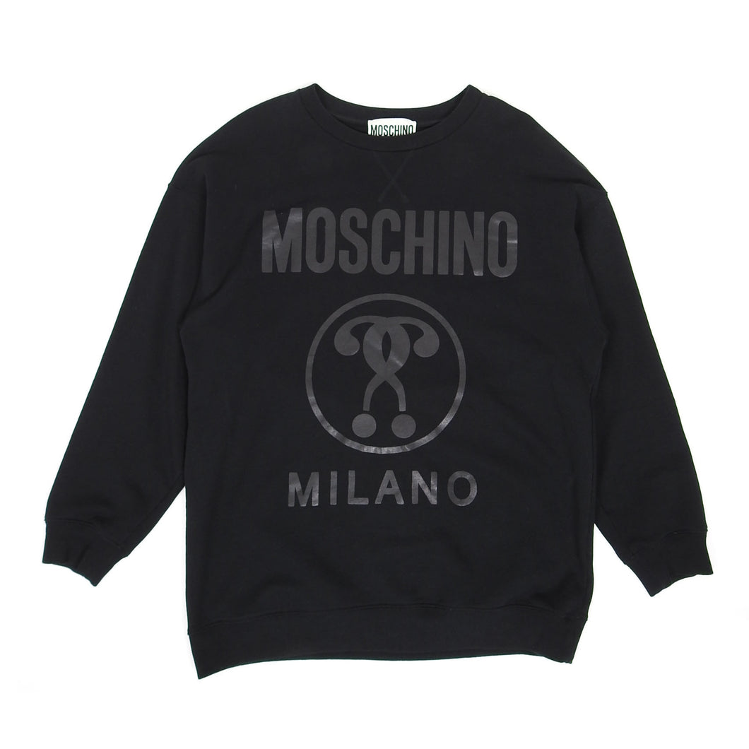 Moschino Crewneck Sweater Black Size 48