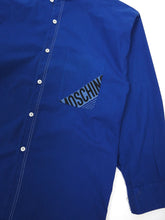 Load image into Gallery viewer, Moschino Blue Collarless Shirt Size 50
