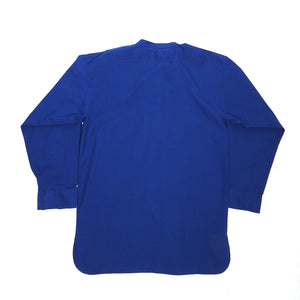 Moschino Blue Collarless Shirt Size 50