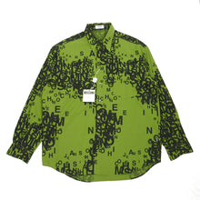 Load image into Gallery viewer, Moschino Jeans Green Script Shirt Large
