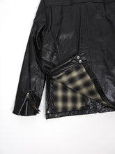 Load image into Gallery viewer, Neighborhood Black Leather Jacket Large
