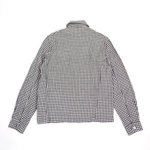 Load image into Gallery viewer, Our Legacy Black Gingham Linen Jacket Size 46
