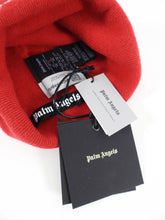 Load image into Gallery viewer, Palm Angels Red Knit Logo Toque
