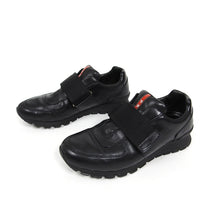 Load image into Gallery viewer, Prada Velcro Sneaker Black UK 7.5
