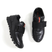 Load image into Gallery viewer, Prada Velcro Sneaker Black UK 7.5

