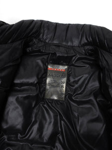 Prada Black Down Puffer Coat Size 48