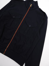 Load image into Gallery viewer, Ralph Lauren Purple Label Navy Zip Jacket Medium

