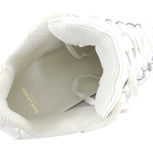 Saint Laurent White Leather Jump Sneaker - 10