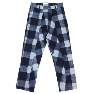 Sunnei Check Pleated Pants Navy Small