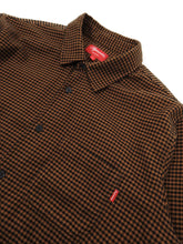 Load image into Gallery viewer, Supreme Brown Gingham Shirt Large

