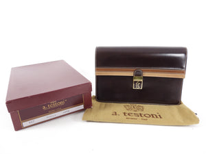 Testoni Vintage Wristlet Clutch Bag
