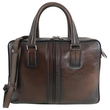 Load image into Gallery viewer, Tods Dark Brown Leather Zippered Briefcase Portfolio Bag
