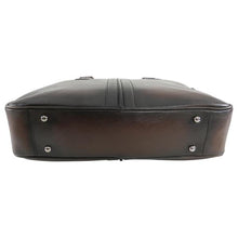 Load image into Gallery viewer, Tods Dark Brown Leather Zippered Briefcase Portfolio Bag
