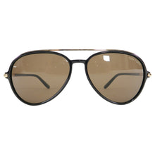 Load image into Gallery viewer, Tom Ford RF149 Ramone Black Frame Aviator Sunglasses with Gold Trim

