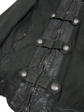 Load image into Gallery viewer, Jean’s Paul Gaultier Grey Leather Zip Jacket Size 50
