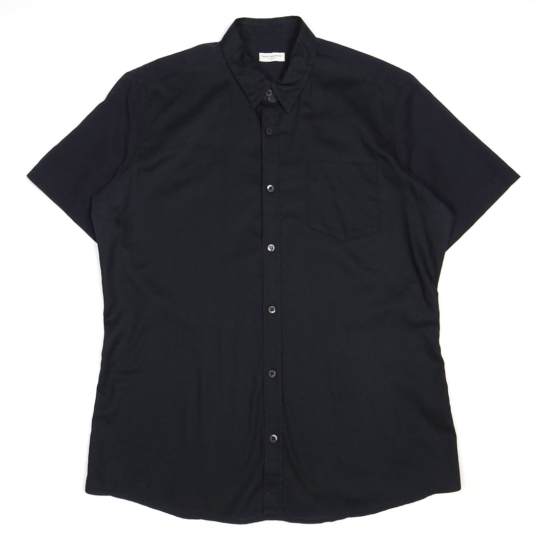 Dries Van Noten Black/Purple SS Shirt Size 50
