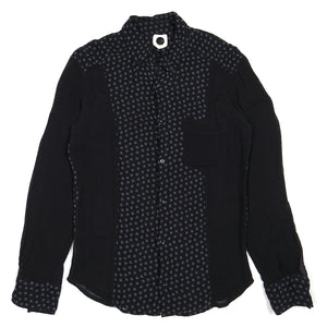 Coming Soon by Yohji Yamamoto Mesh Polka Dot Shirt Size Large