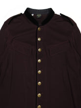 Load image into Gallery viewer, Jean Paul Gaultier Burgundy Military Button Up Shirt Size 16 || 41
