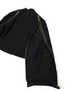 Yohji Yamamoto AW’14 Cropped Wool Biker Jacket Size 3