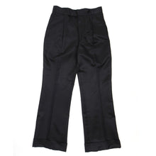 Load image into Gallery viewer, Yves Saint Laurent Rive Gauche BlackSilk Blend Trousers Size 42 (US 28)
