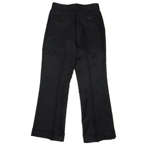 Yves Saint Laurent Rive Gauche BlackSilk Blend Trousers Size 42 (US 28)